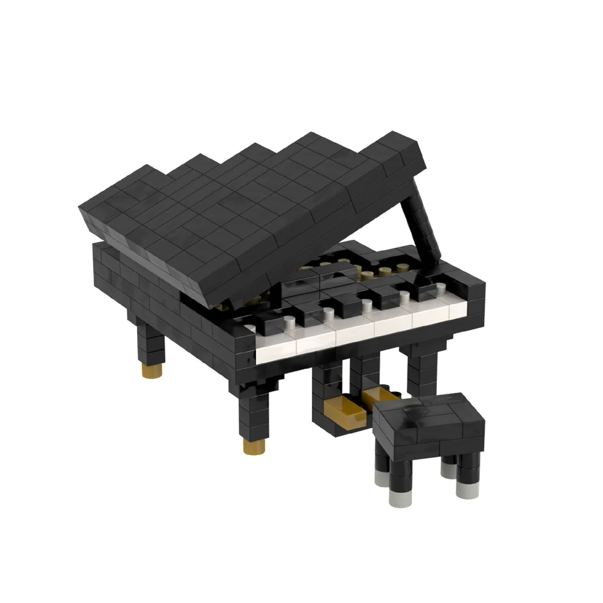 BRIXIES Grand Piano Building Kit