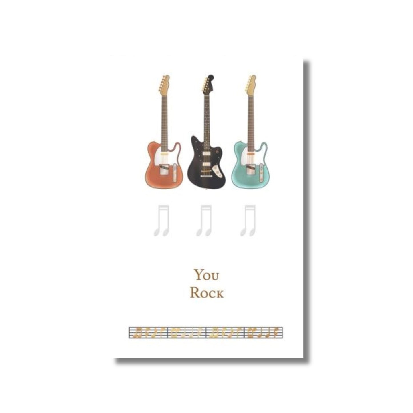 Birthday Card — Electric Guitars, Petite