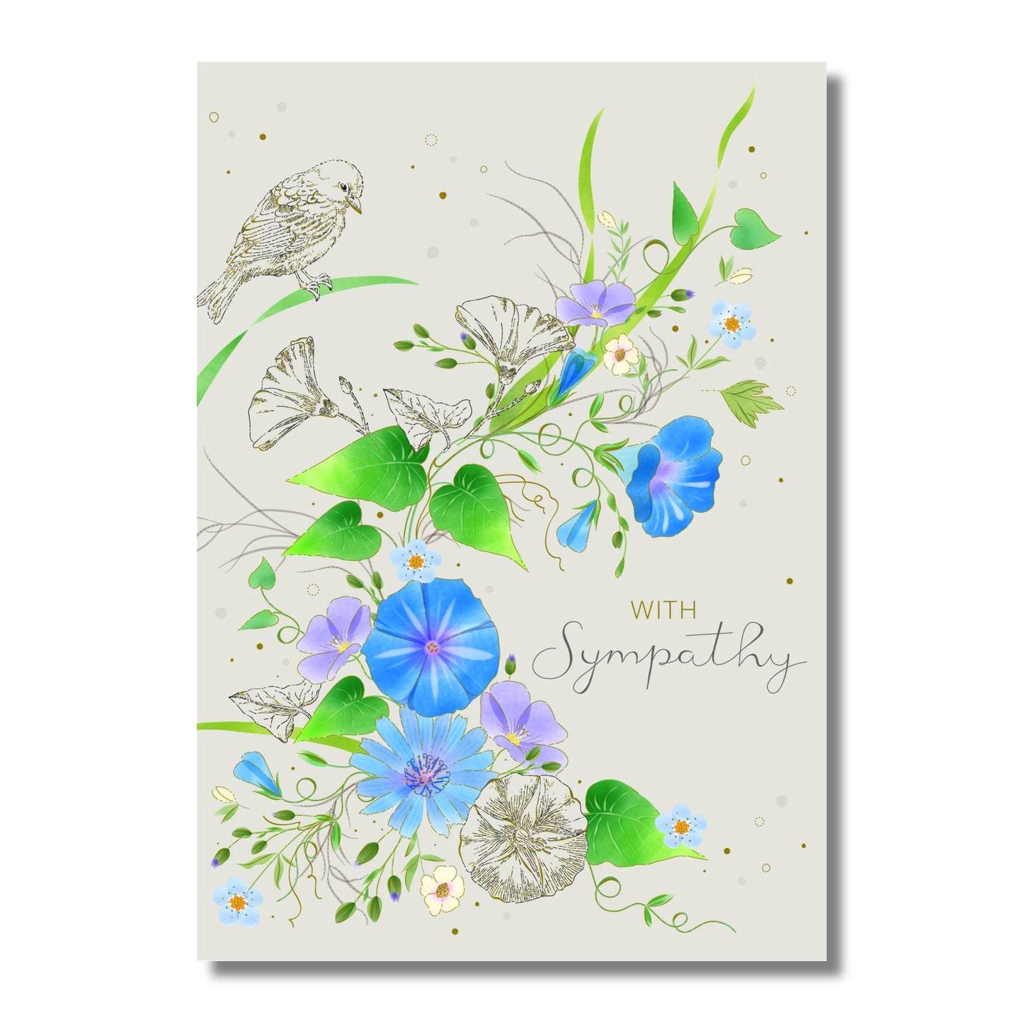 Sympathy Card — Morning Glory