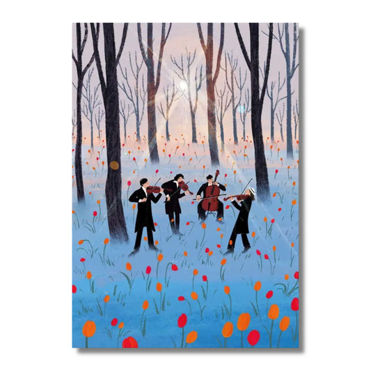 Blank Card — Concert in the Woods