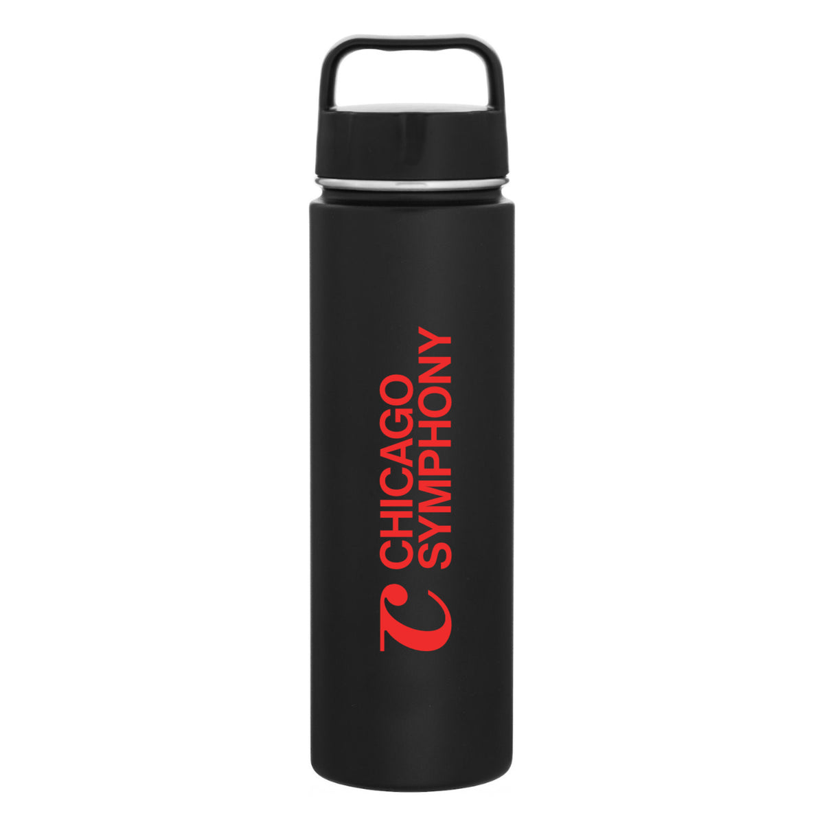 Chicago Symphony Stainless Steel Bottle, Black