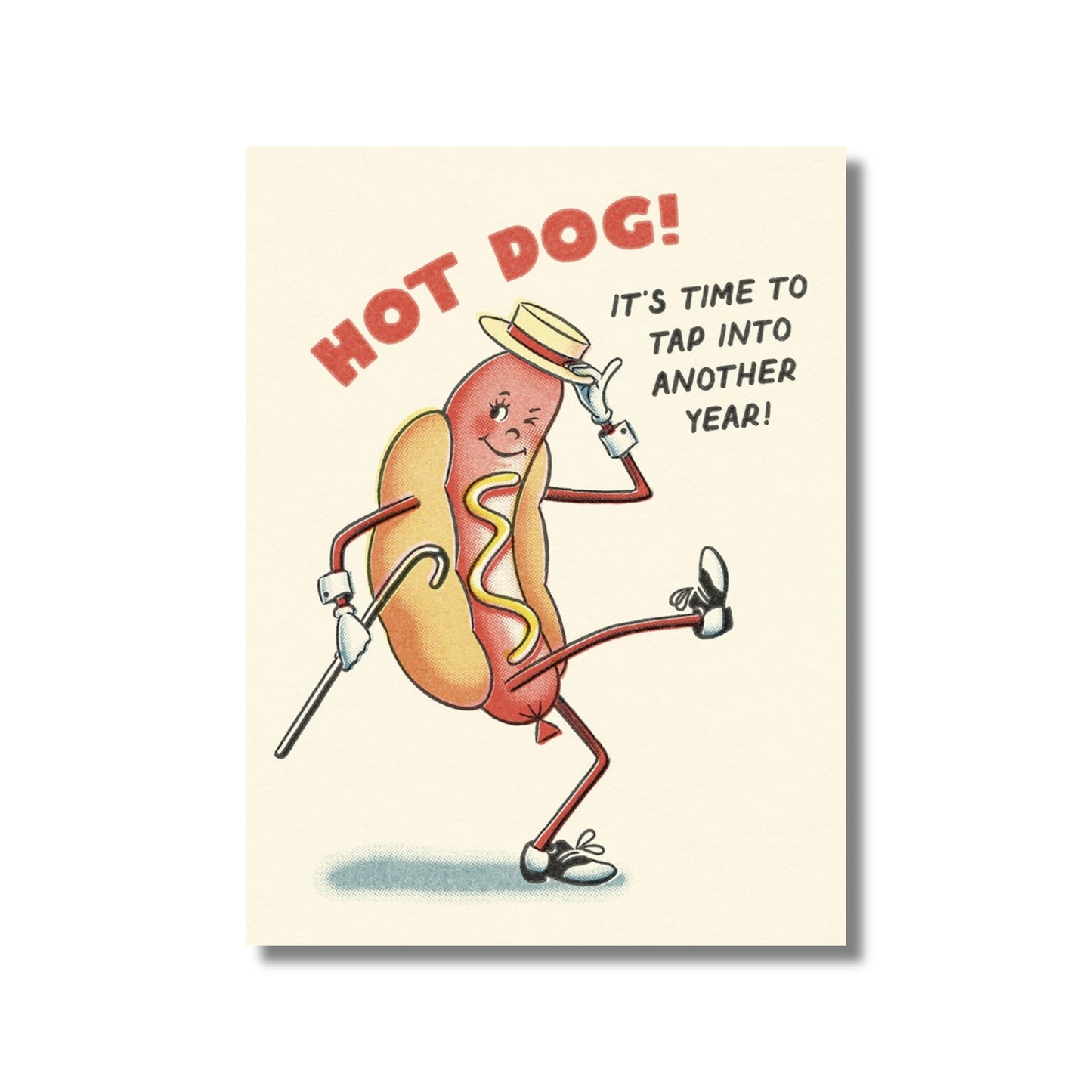 Birthday Card — Hot Dog Tap Dancing
