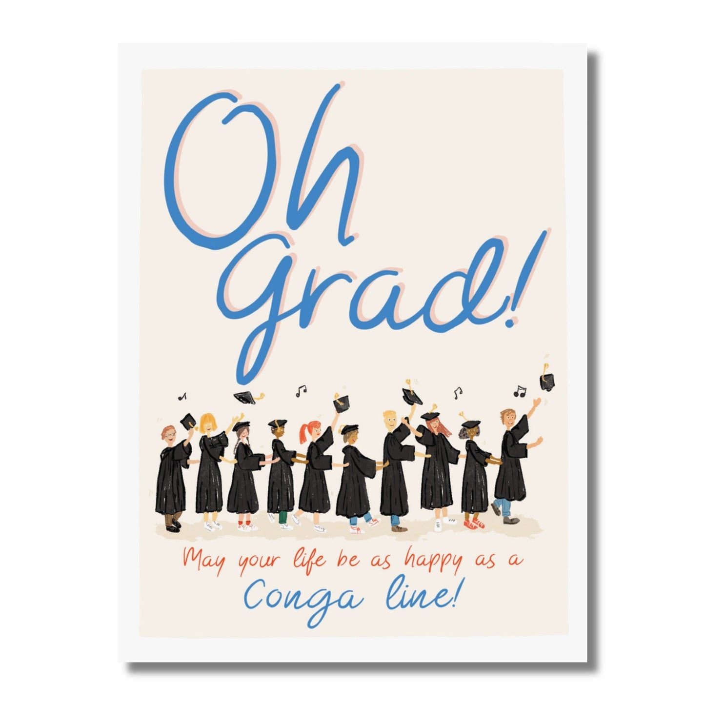 Graduation Card — Conga Line