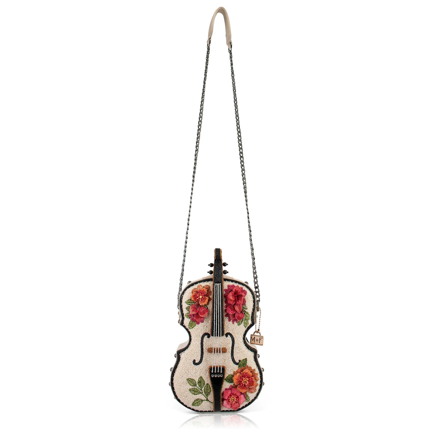 In Tune Floral Violin Crossbody Bag