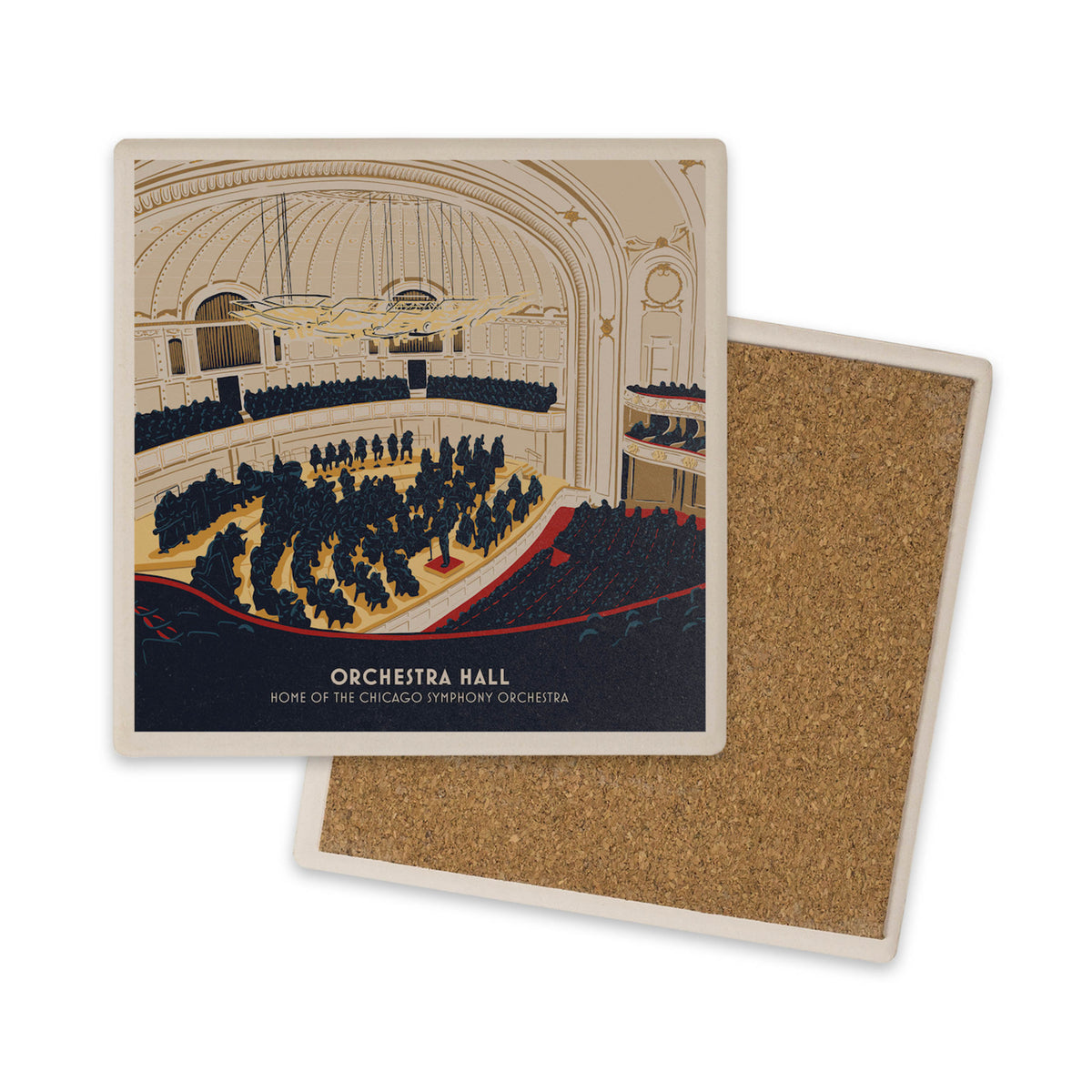 Orchestra Hall Coaster, Innenansicht