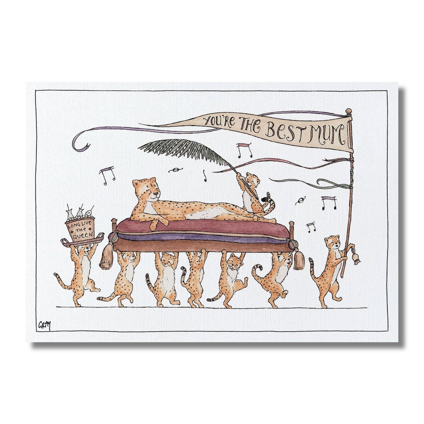 Mother’s Day Card — Cheetah Queen