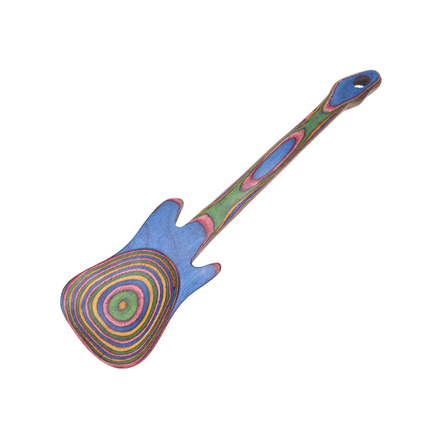 Guitar Pakka Wood Spoon, Rainbow