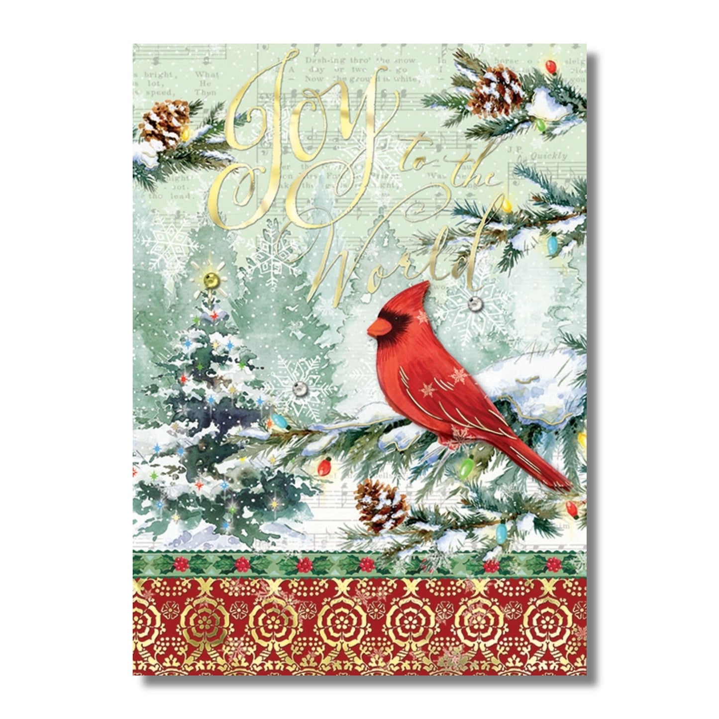 Joy to the World Cardinal Boxed Christmas Cards