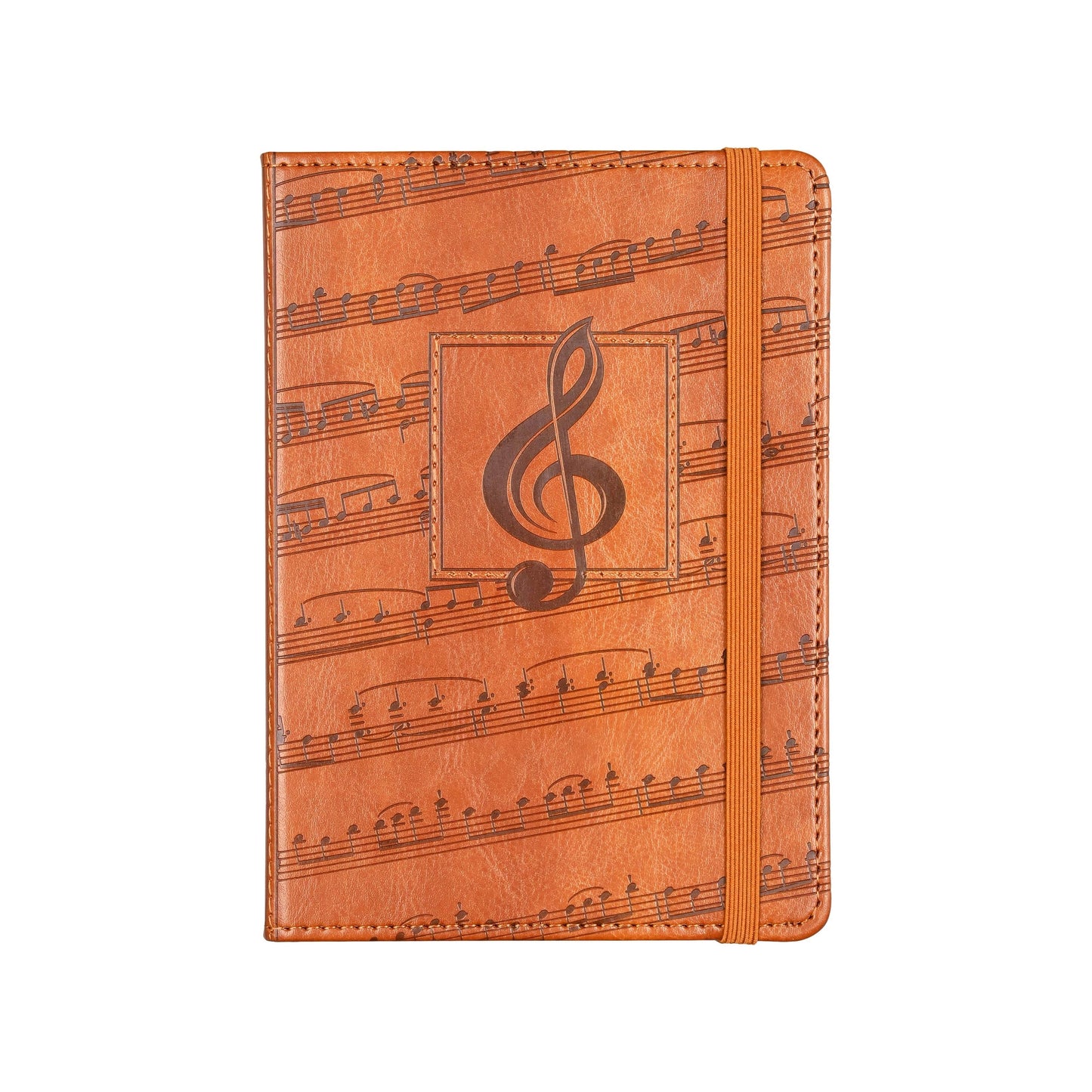 Sheet Music with Treble Clef Emblem Journal