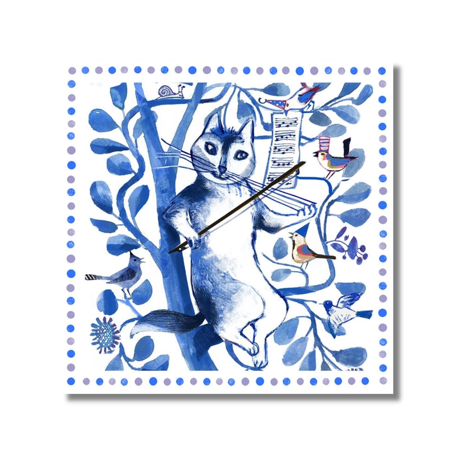 Blank Card — Whisker Violin, Square