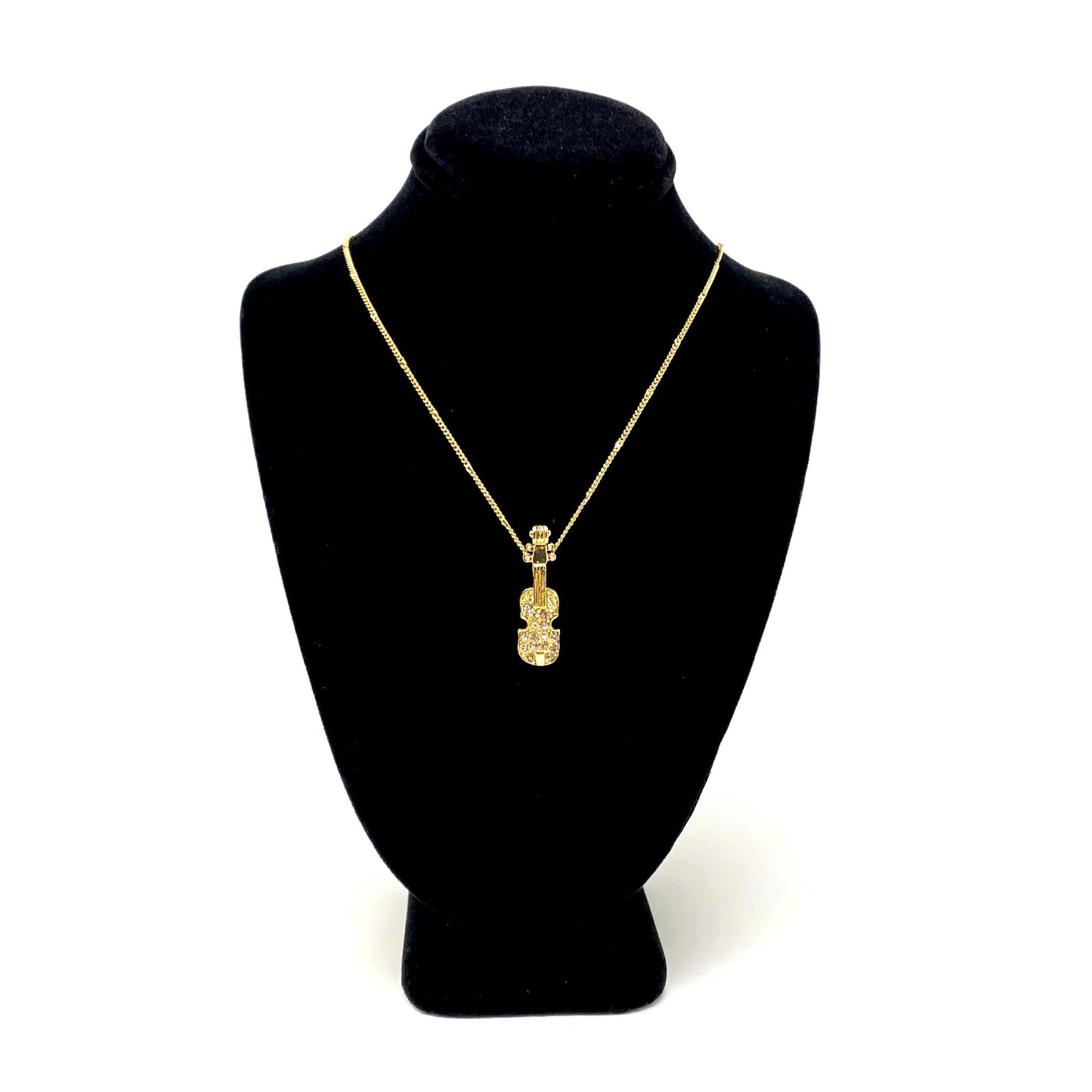 Violin Necklace, Gold