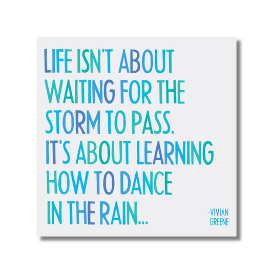 Inspiration Card — Dance in the Rain