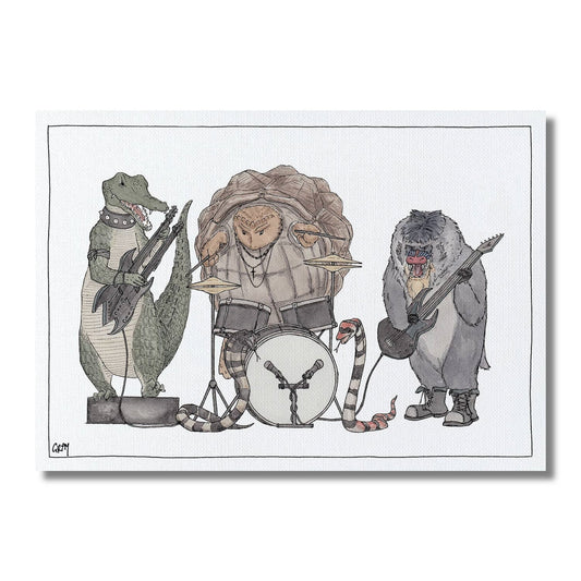 Blank Card — Animal Rock Band