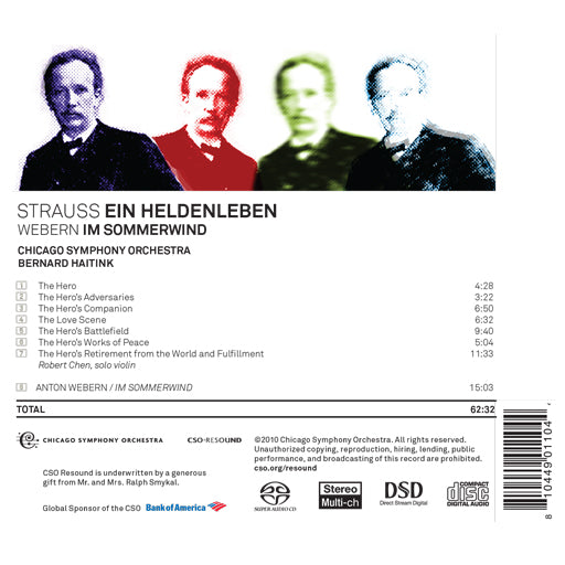 Strauss: Ein Heldenleben, Haitink