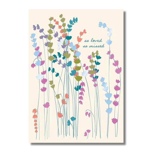 Sympathy Card —Wistful Florals