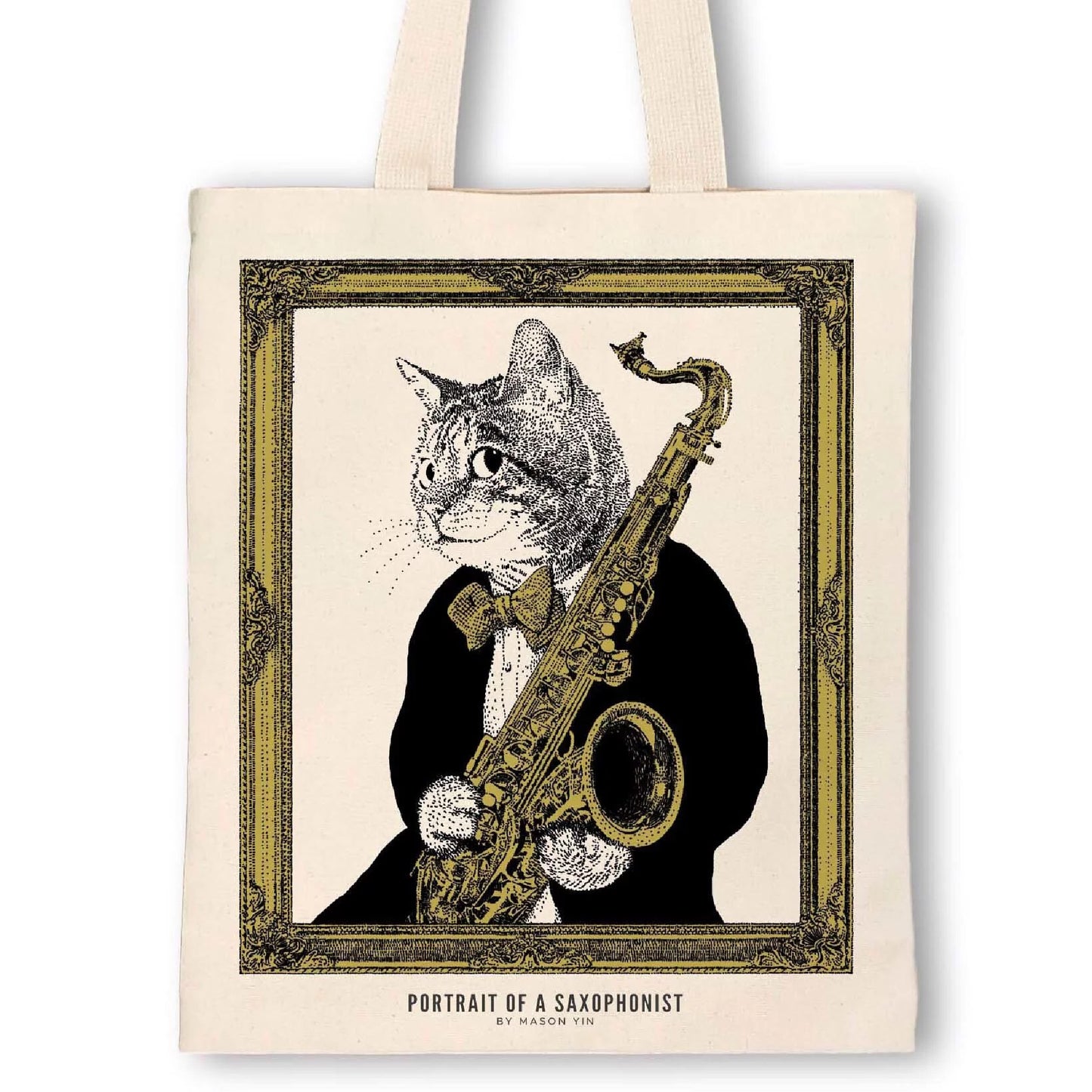 Classicat Tote Bag, Saxophone