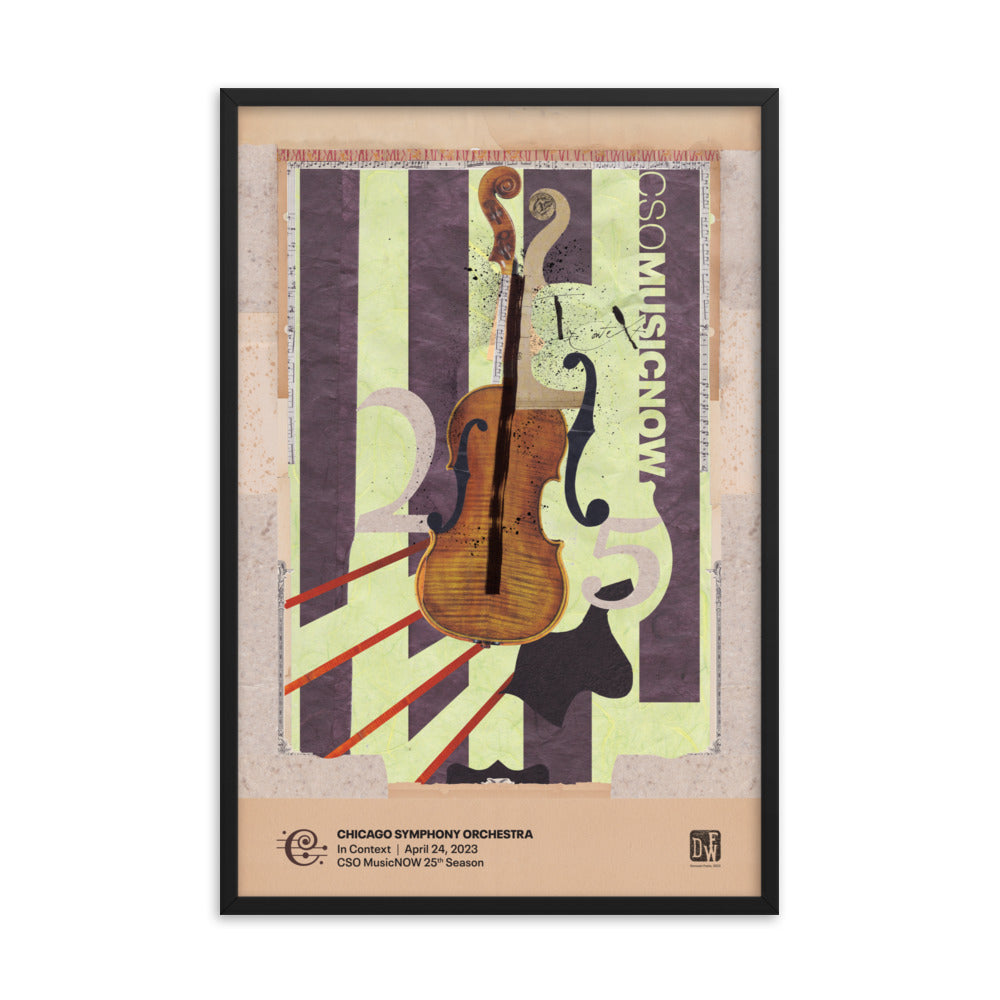 CSO MusicNOW — In Context Poster, Framed