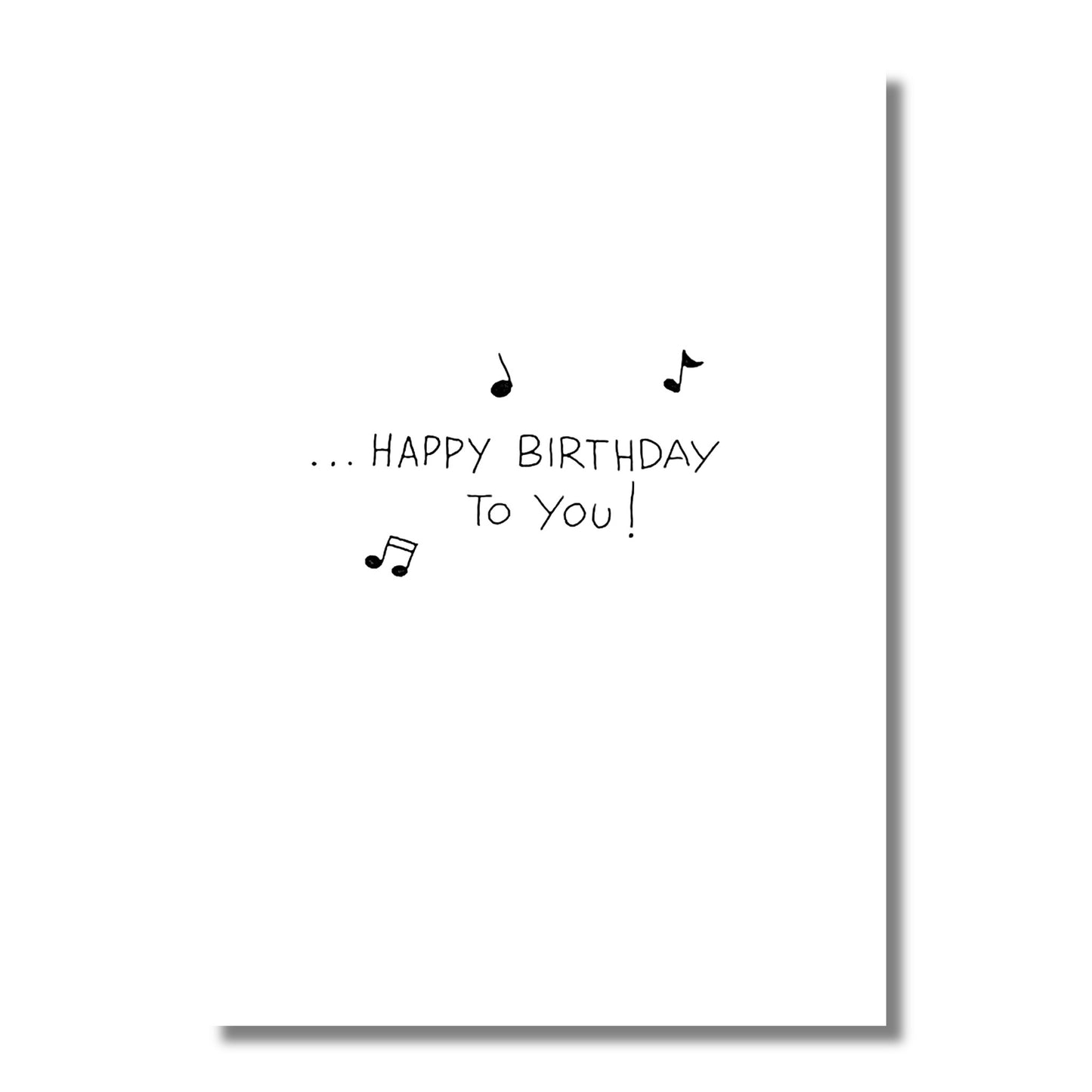 Birthday Card — Conductor on Score