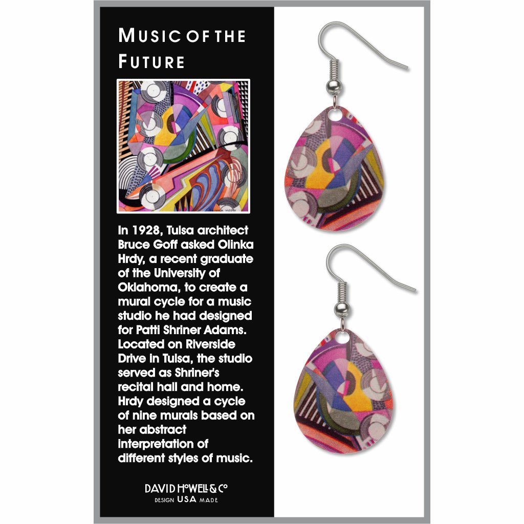 Olinka Hrdy, “Music of the Future” Earrings