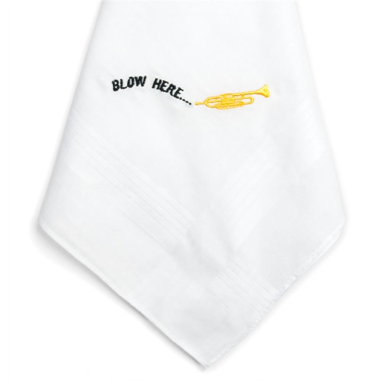 “Blow Here . . .” Handkerchief