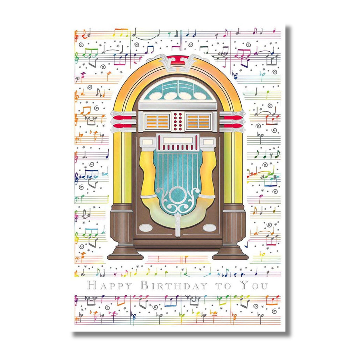 Birthday Card — Rainbow Jukebox