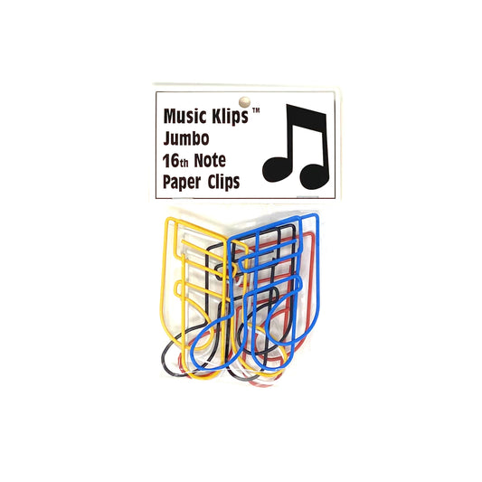 Sixteenth Notes Paper Clips