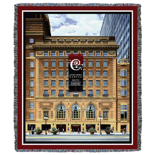 Orchestra Hall Throw Blanket, Exterior