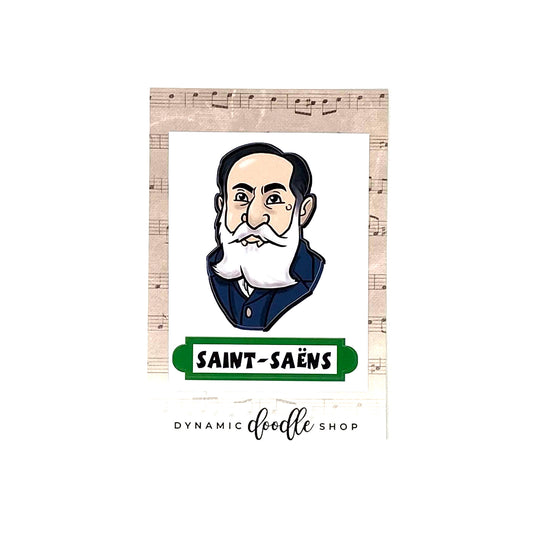 Saint-Saëns Sticker