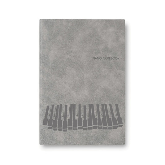 Piano Keys Leather Journal