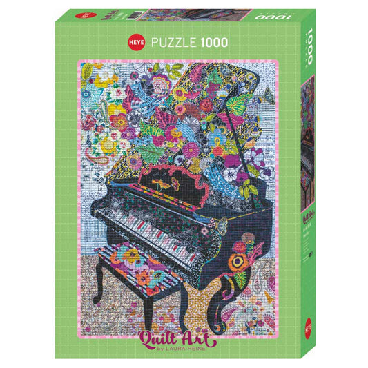 Piano Quilt Artwork Puzzle
