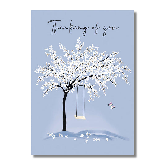 Sympathy Card — Tree Swing