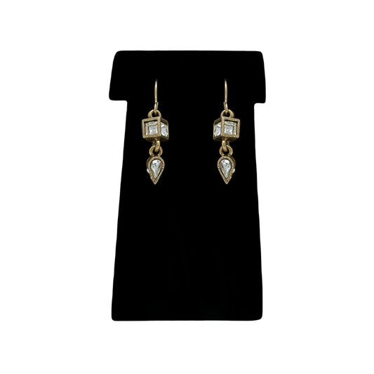 Patricia Locke Light of My Life Earrings in Gold Crystal