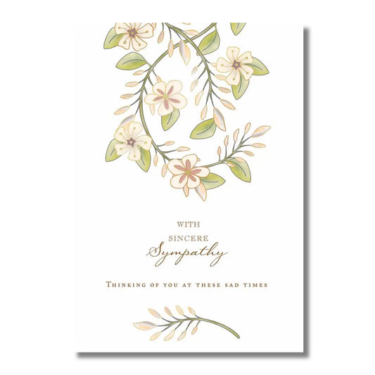 Sympathy Card — Vining Flowers