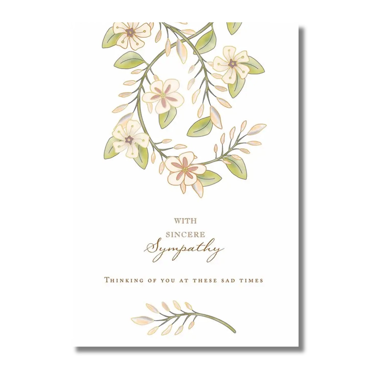 Sympathy Card — Vining Flowers