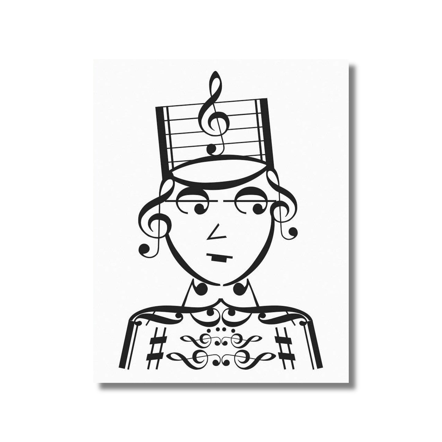 Marching Band Girl Art Print