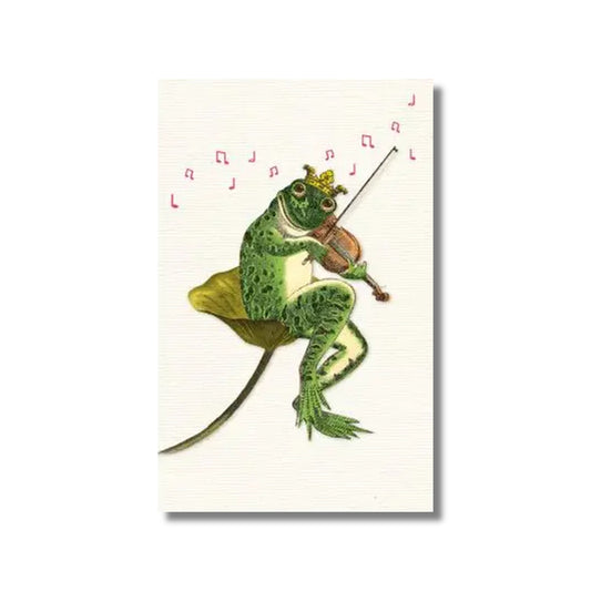 Blank Card — Fiddling Frog