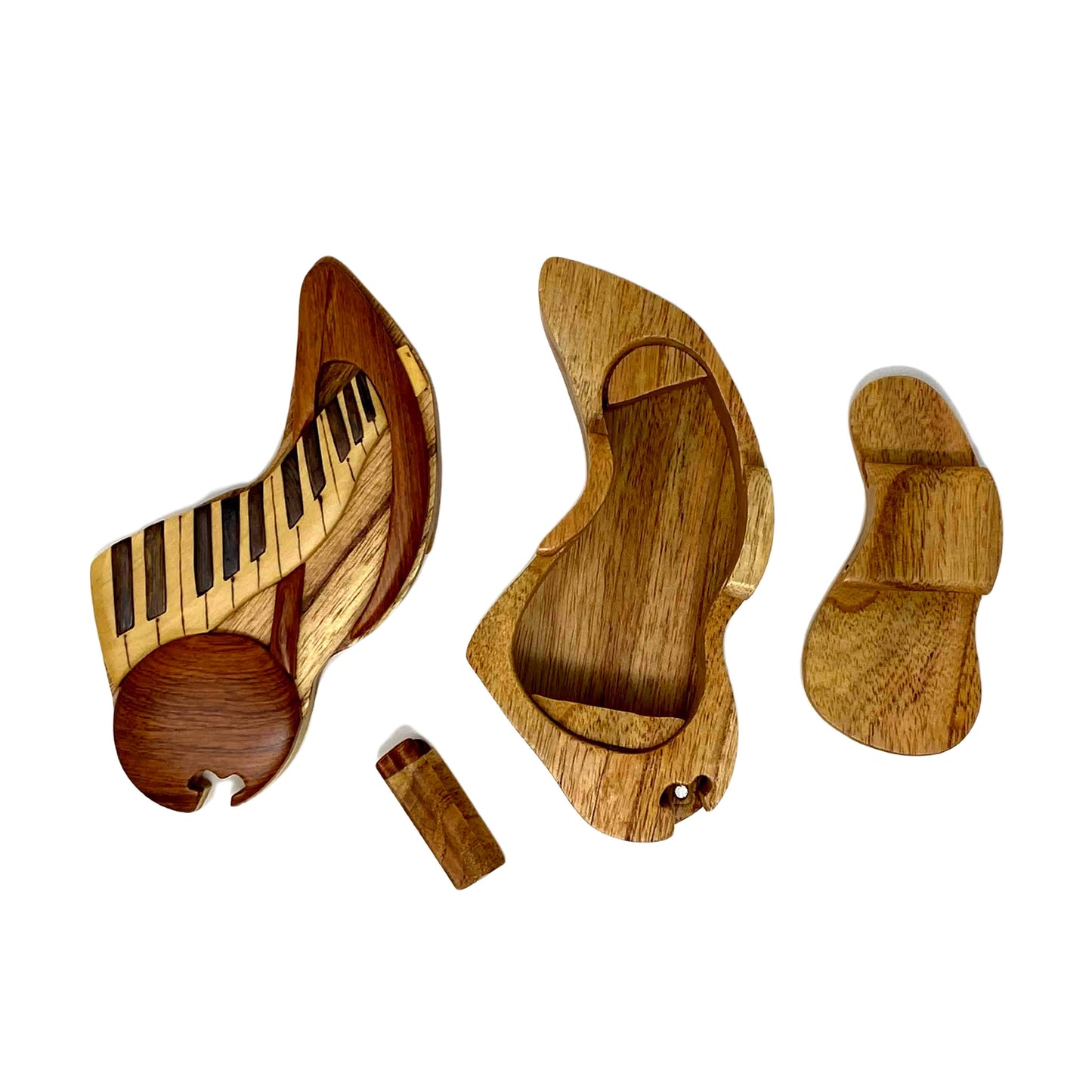 Eighth Note & Piano Keys Puzzle Box