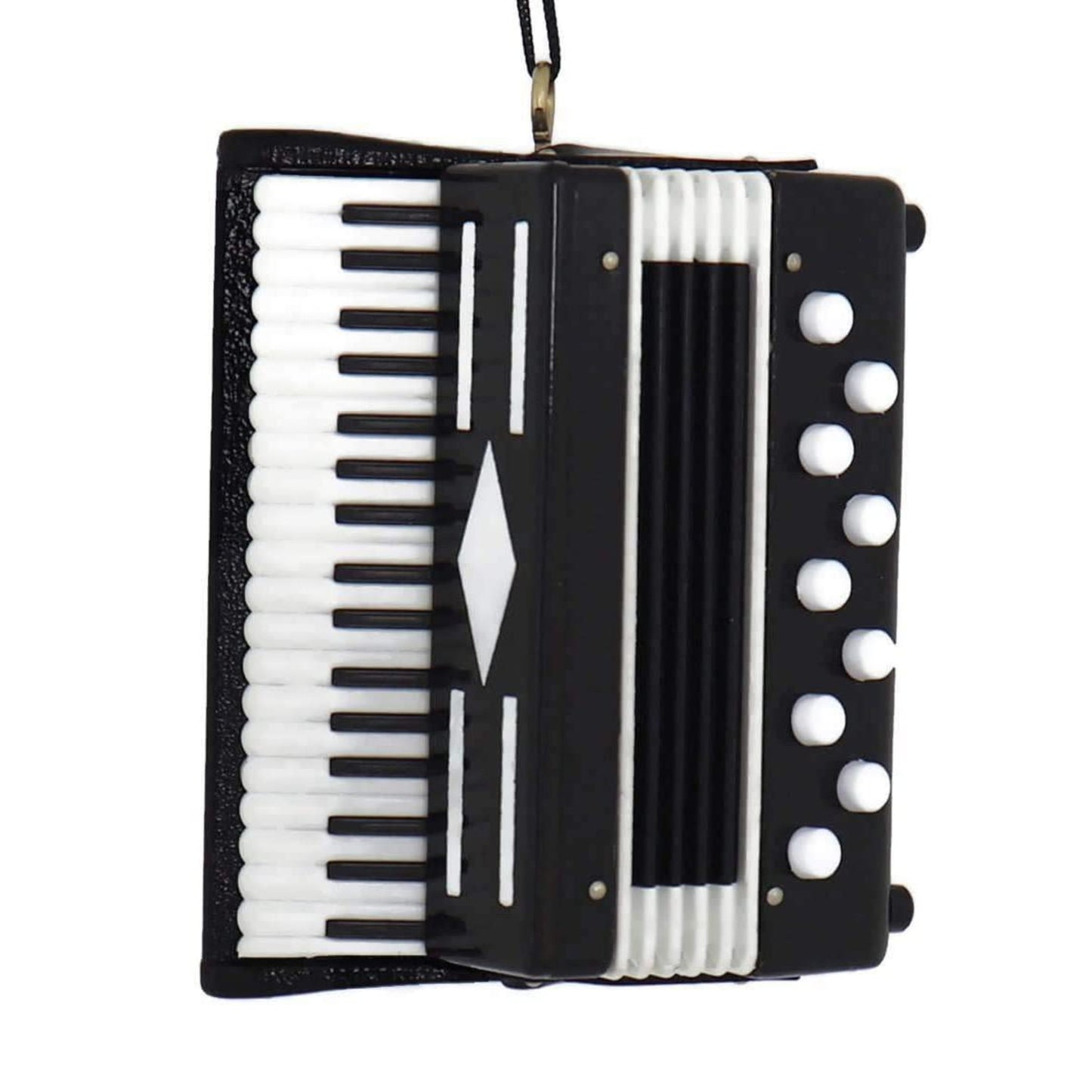 Accordion Ornament, Black