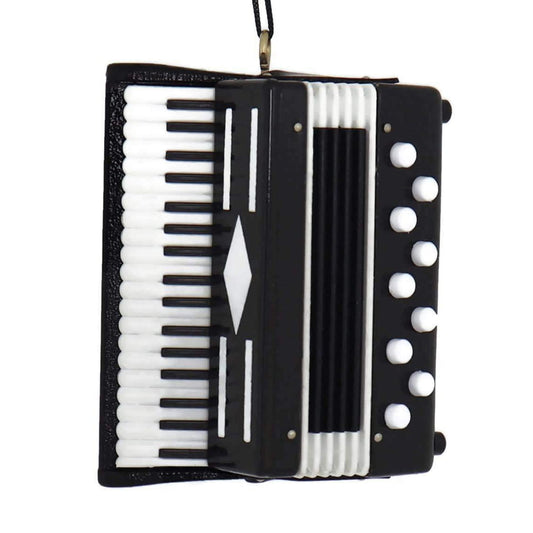 Accordion Ornament, Black