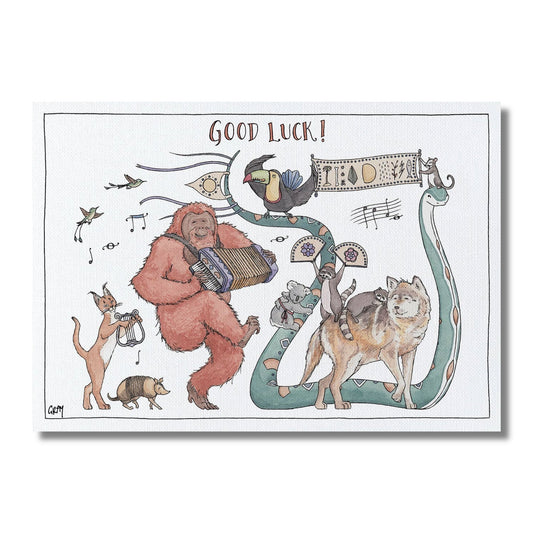 Good Luck Card — Celebrating Animals