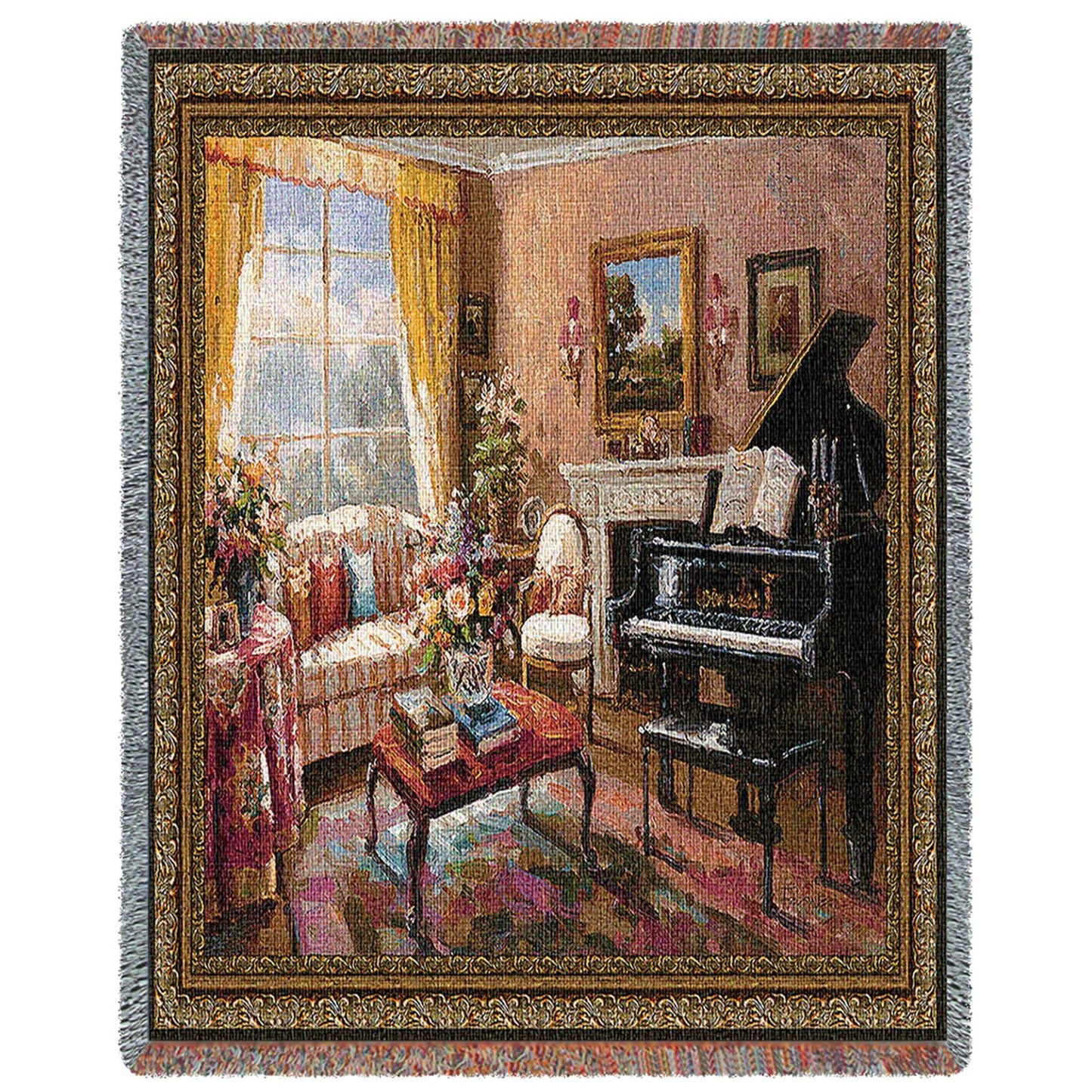 Music Room Throw Blanket