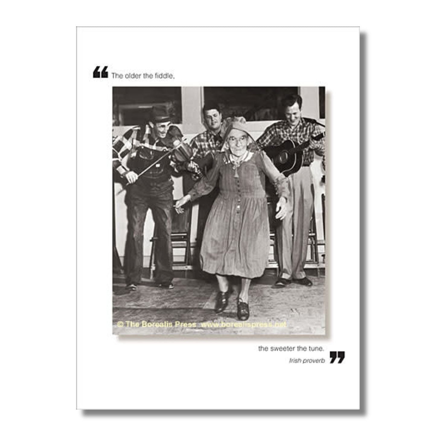 Birthday Card — The older the fiddle . . .