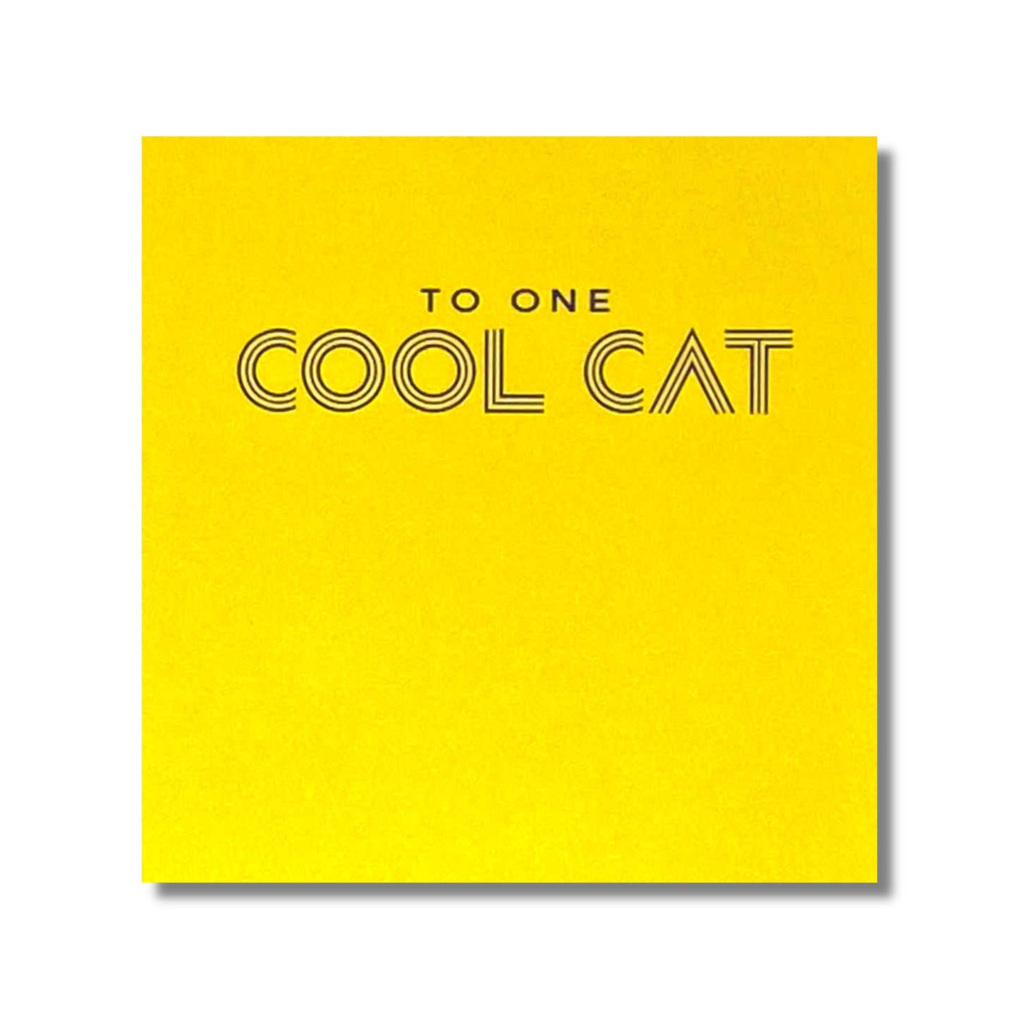 Birthday Card — Disco Cat