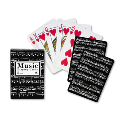 Sheet Music Playing Cards