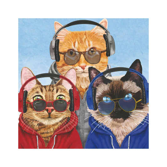 Chillin' Cats Napkins