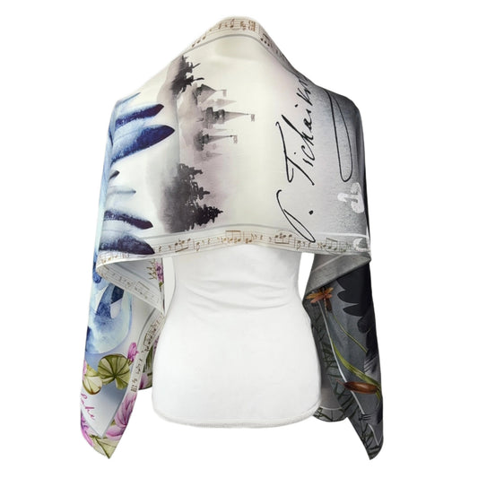 Tchaikovsky's Swan Lake Silk Scarf
