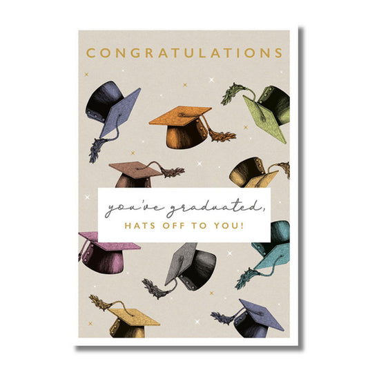 Graduation Card — Hats Off to You