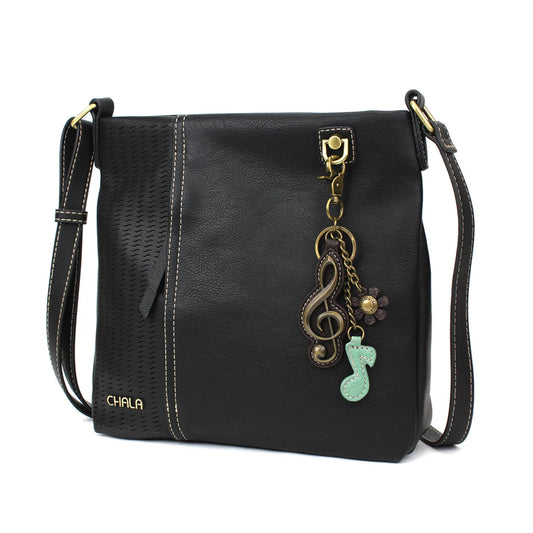 Crossbody Purse with Treble Clef Charm