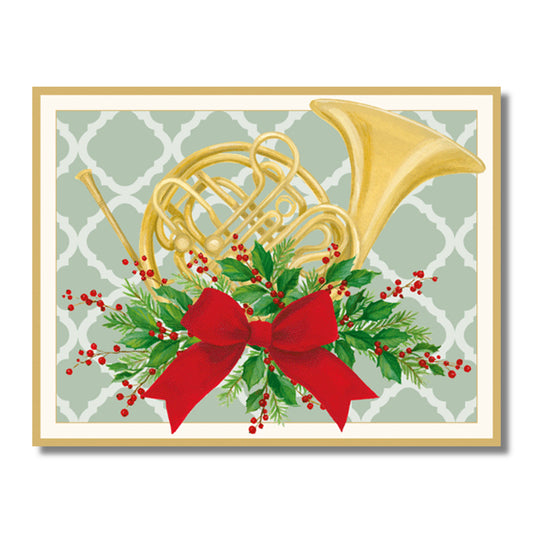 French Horn Holiday Cards