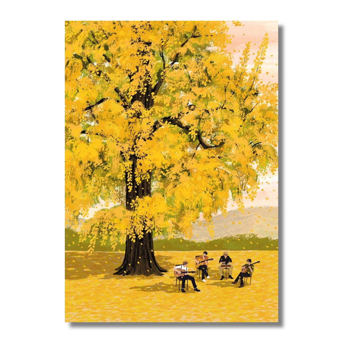 Blank Card — Concert Under the Tree